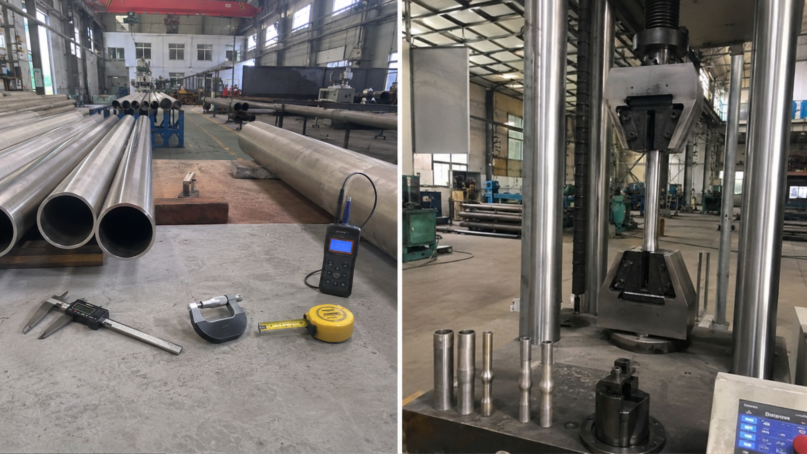 Handheld XRF analyzer used to identify metal alloys